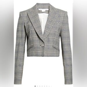 Veronica Beard Fabiola cropped jacket size 12 NWT Heather Gray